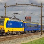 koninklijke trein met SR10 als eerste bak