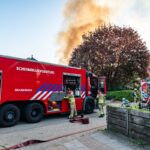 Schuimblusvoertuig bij brand VRU