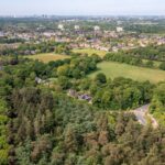 Schapenweide Luchtfoto