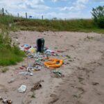 Afval Op Strand Lek Wijk Bij Duurstede 1920