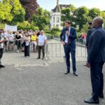 Burgemeester Haverkamp Demonstratie 12 Juni