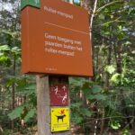 Bord Bij Bossen Austerlitz