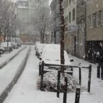 Winter Sneeuw Straat